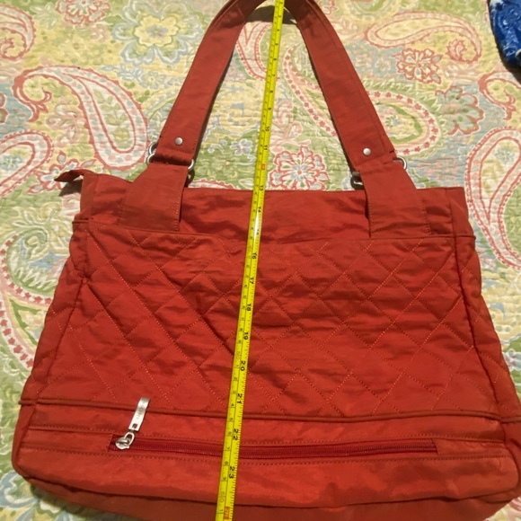 Baggallini Quilted Burnt Orange Purse/Crossbody - Picture 6 of 11